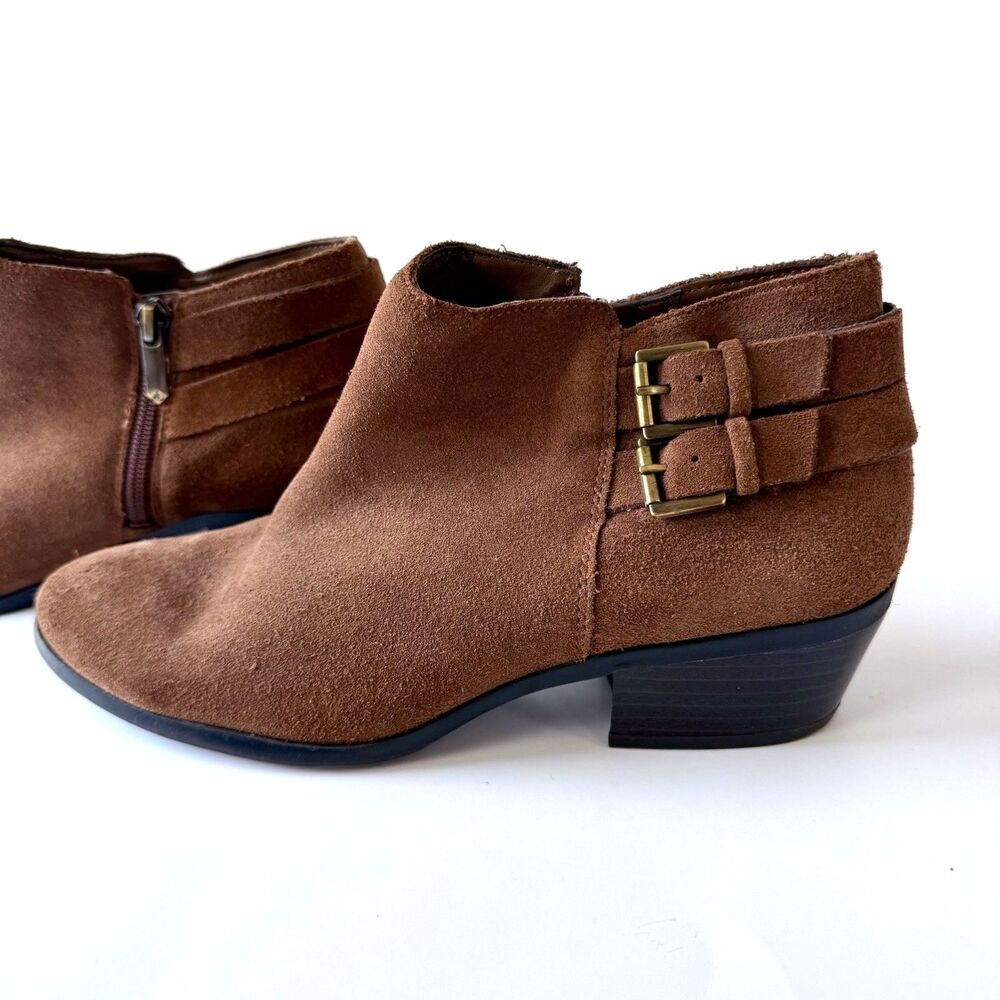 Sam Edelman boots Suede Ankle women’s Size 7.5 rust color